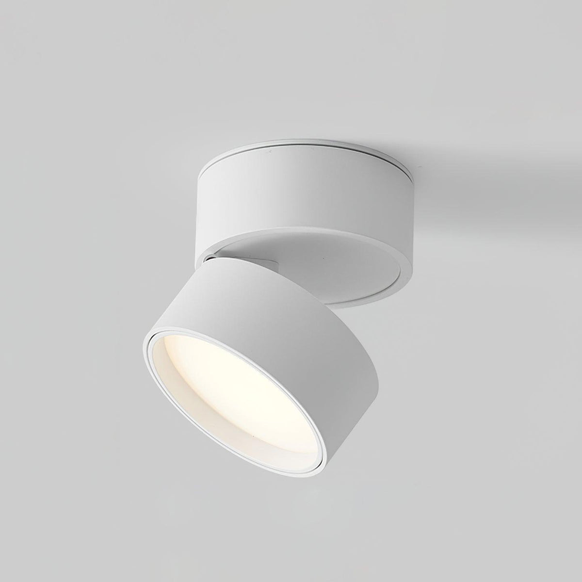 Verstelbare LED Plafondspot Aluminium Warm Wit 3000K Modern Minimalistisch Design Zwart Wit Accentverlichting | Sulvida
