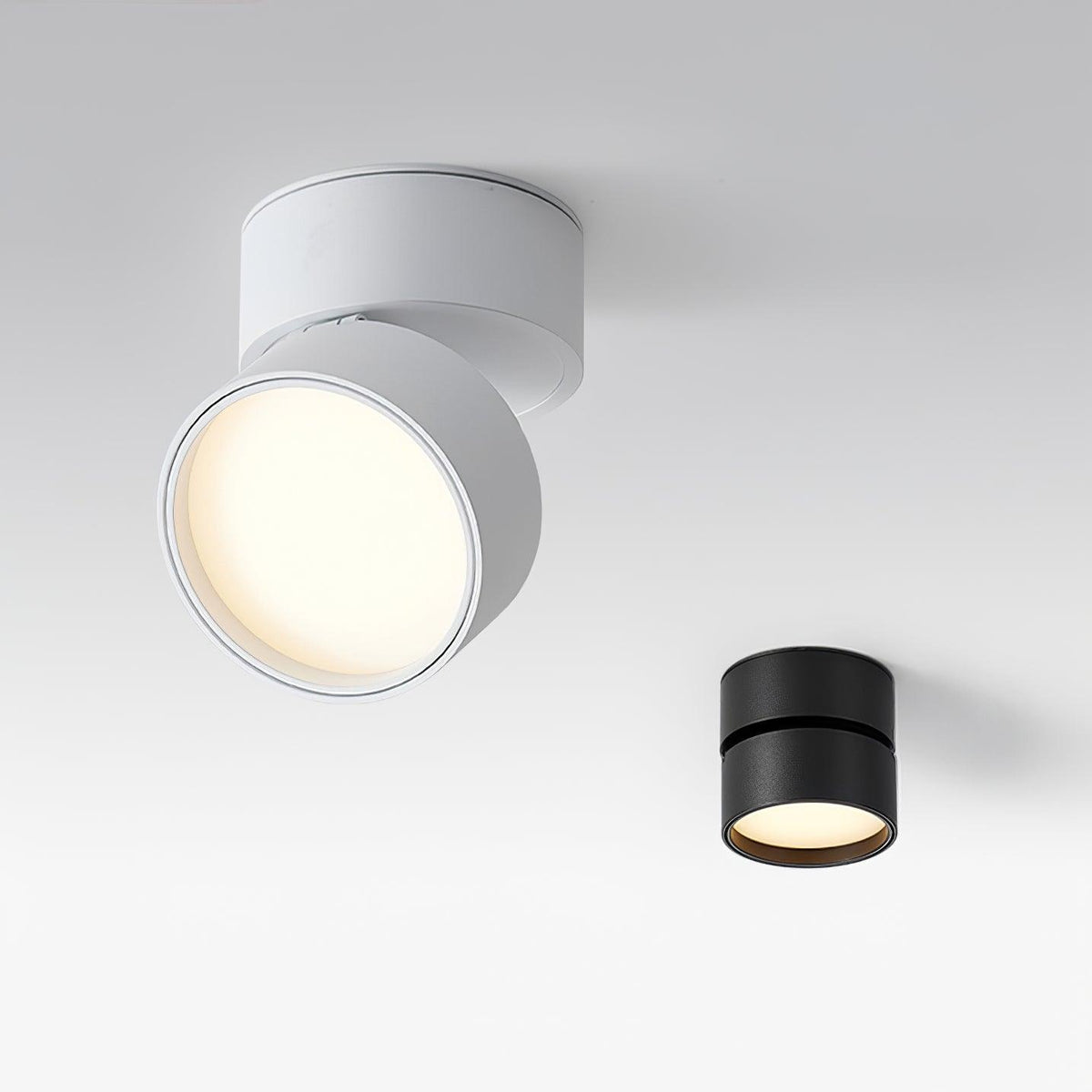 Richtbare plafondspot aluminium warmwit LED spotlight voor woonkamer hal werkruimte accentverlichting | Sulvida