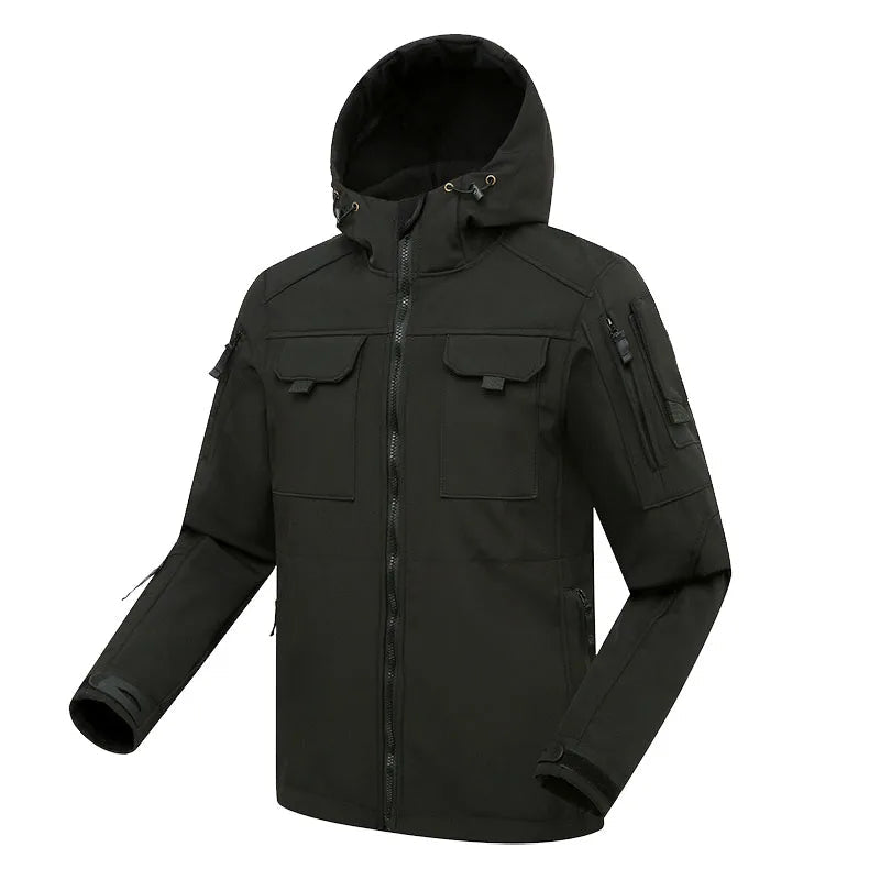 Waterdichte Outdoor Herenset Jack Cargobroek Capuchon Cargo Zakken Wandeloutfit Winddicht Ademend Trekking | Sulvida