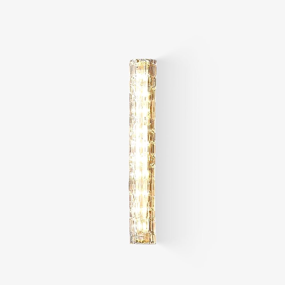 Wandlamp Gouden Messing met Glazen Kap 45-60cm Warm Wit LED Verlichting voor Woonkamer Slaapkamer Hal | Sulvida