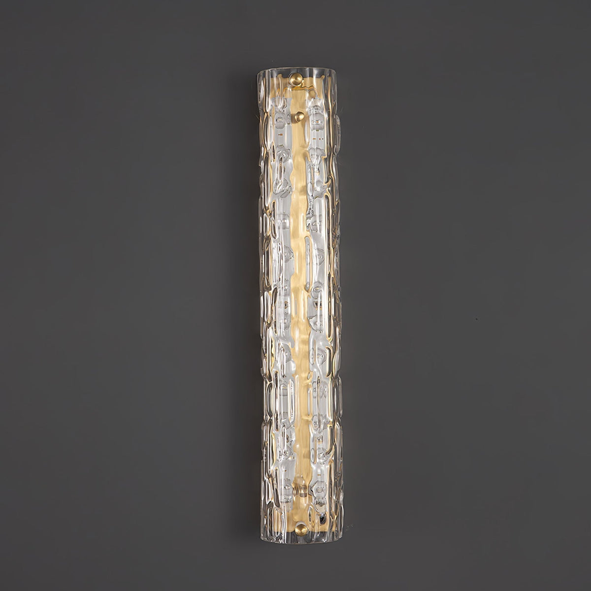 Wandlamp Gouden Messing met Glazen Kap 45-60cm Warm Wit LED Verlichting voor Woonkamer Slaapkamer Hal | Sulvida