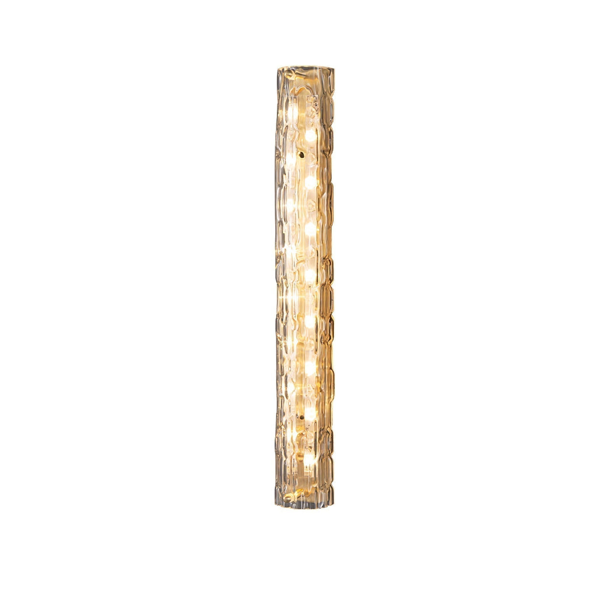 Wandlamp Gouden Messing met Glazen Kap 45-60cm Warm Wit LED Verlichting voor Woonkamer Slaapkamer Hal | Sulvida
