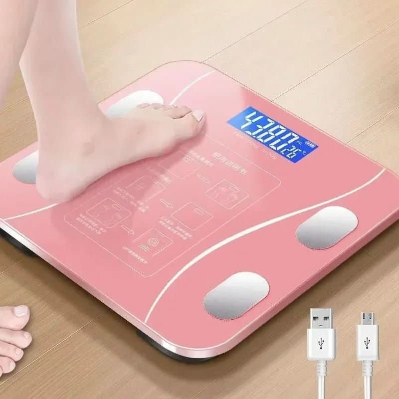 Balance d’analyse corporelle numérique avec application - Suivi précis de la santé et mesure du taux de graisse | Sulvida
