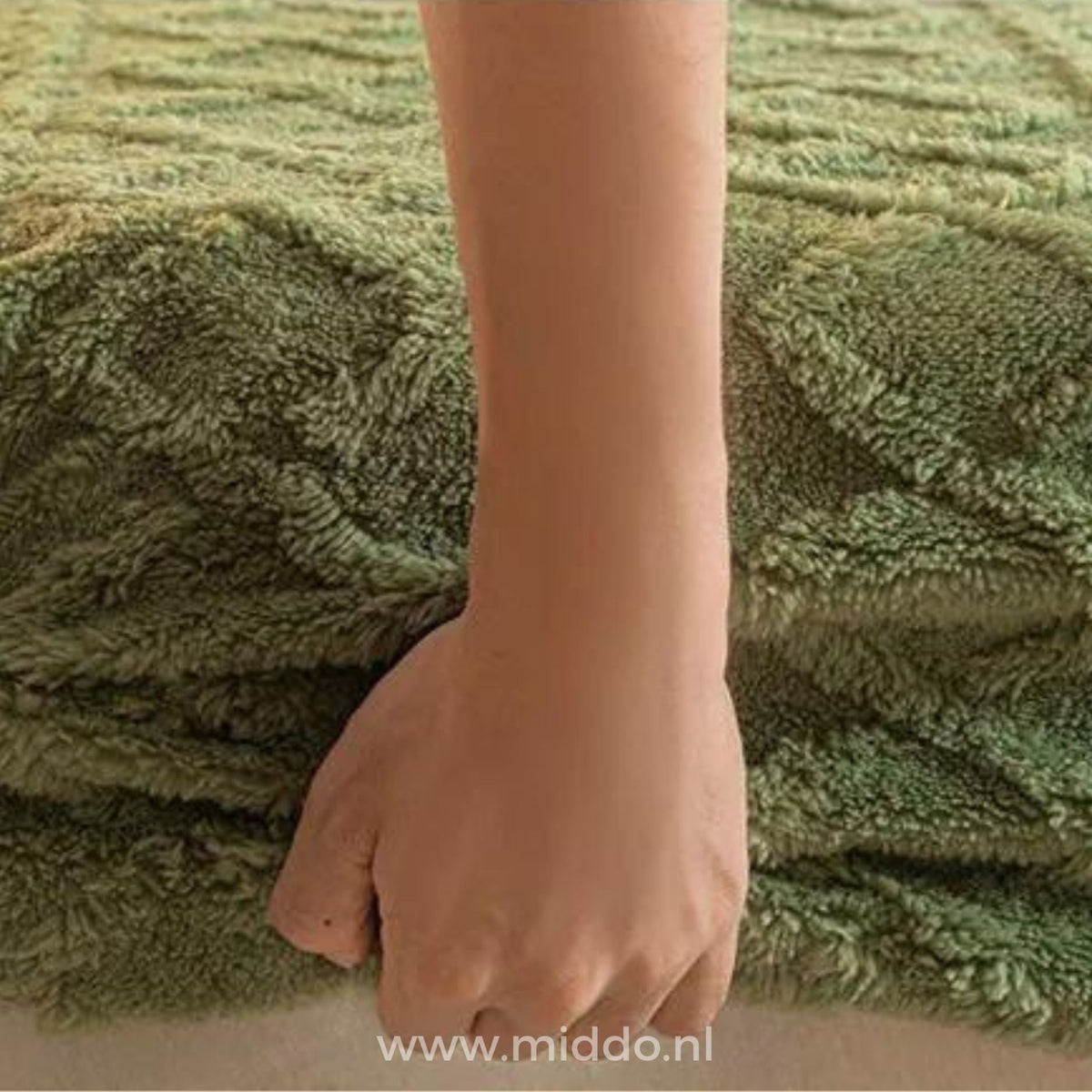 Fluwelen Fleece Hoeslaken met Kussenslopen Warm Zacht Beddengoed Luxe Winter Slaapcomfort Eenpersoons Tweepersoons | Sulvida