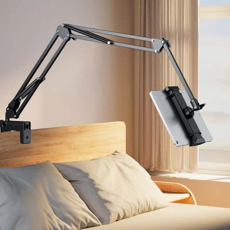 Support de tablette réglable et pivotant à 360°, ergonomique, pour lit, bureau et cuisine, flexible, en aluminium | Sulvida