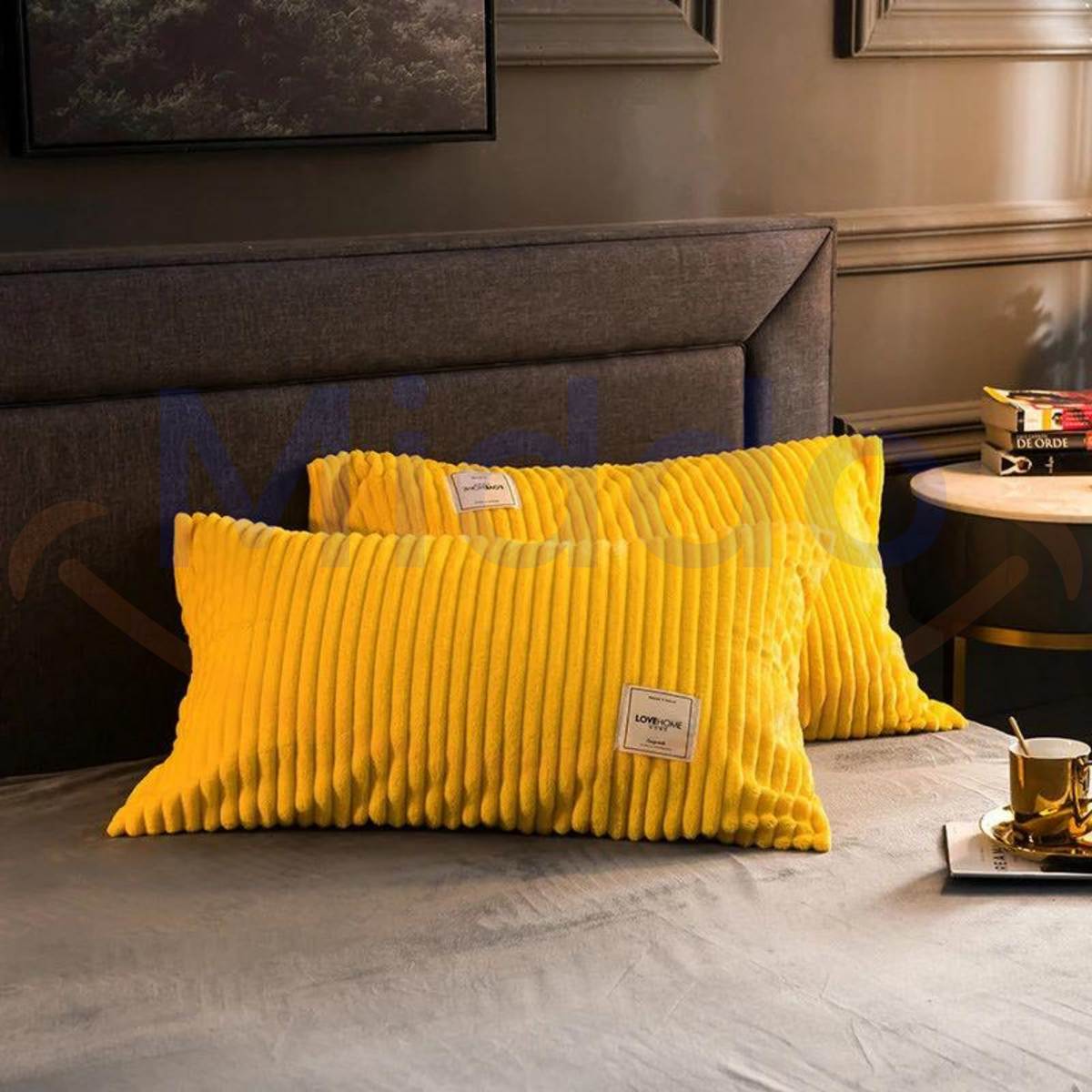 Fleece Kussenslopen Set 2 Stuks – Heerlijk Zacht en Warm voor Koude Nachten Knusse Slaapkamer Luxe Comfort | Sulvida