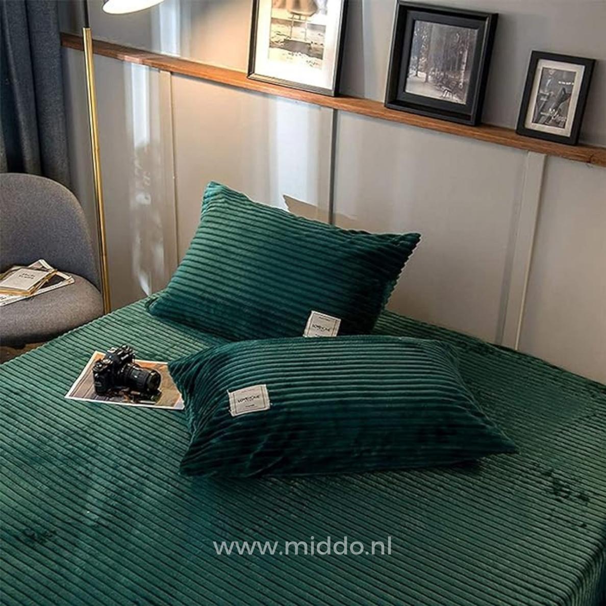 Housse de couette en velours corail, polaire douce et chaude, linge de lit d’hiver luxueux, unie, couverture en polaire teddy | Sulvida