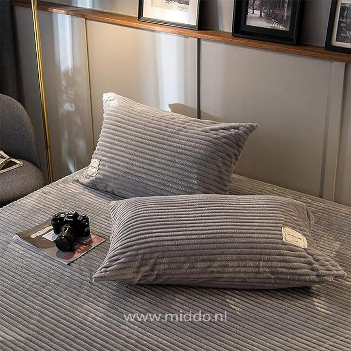 Housse de couette en velours corail, polaire douce et chaude, linge de lit d’hiver luxueux, unie, couverture en polaire teddy | Sulvida