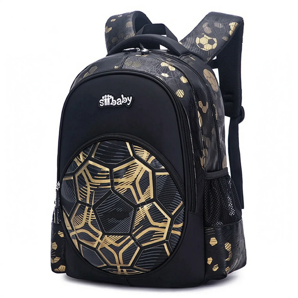 Sac à dos pour enfant à motif de ballon de football - sac d’école sportif avec compartiment ballon 3D, rangement bien pensé et ajustement confortable | Sulvida