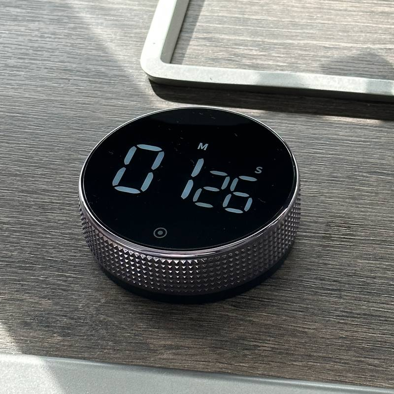 Visuele Productiviteitstimer voor Bureau Kantoor Thuiswerk Focustimer Tafelklok Magnetisch Compact Tijdsbeheer | Sulvida