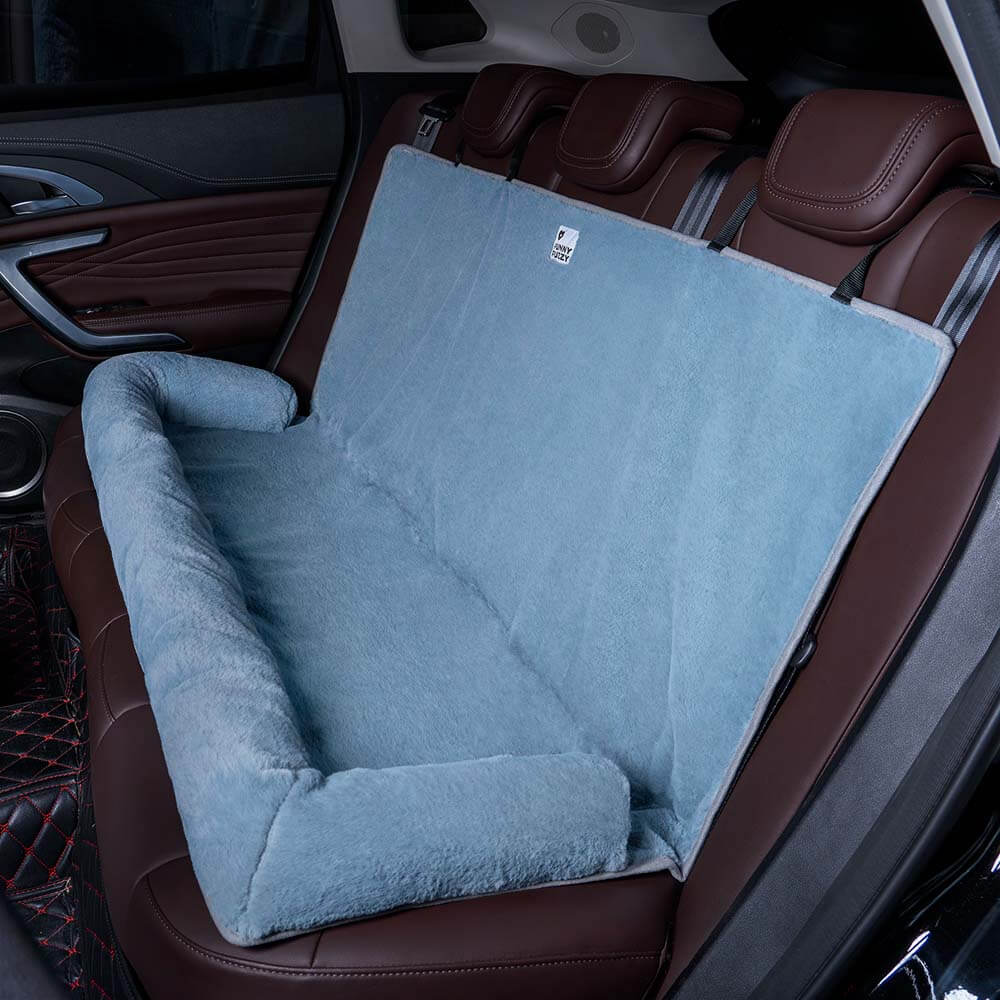 Autostoelhoes Hond Waterbestendig Polyester Grijs Bruin Blauw Bescherming Achterbank Auto Reizen Comfort Dieren | Sulvida