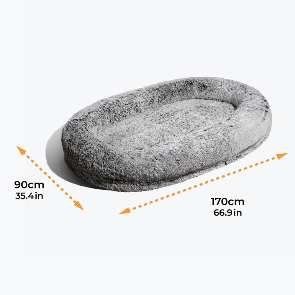 Orthopedische Donut Hondenmand met Hoge Rand Wasbaar Comfortabel Grijs Bruin Groen voor Grote Kleine Honden | Sulvida