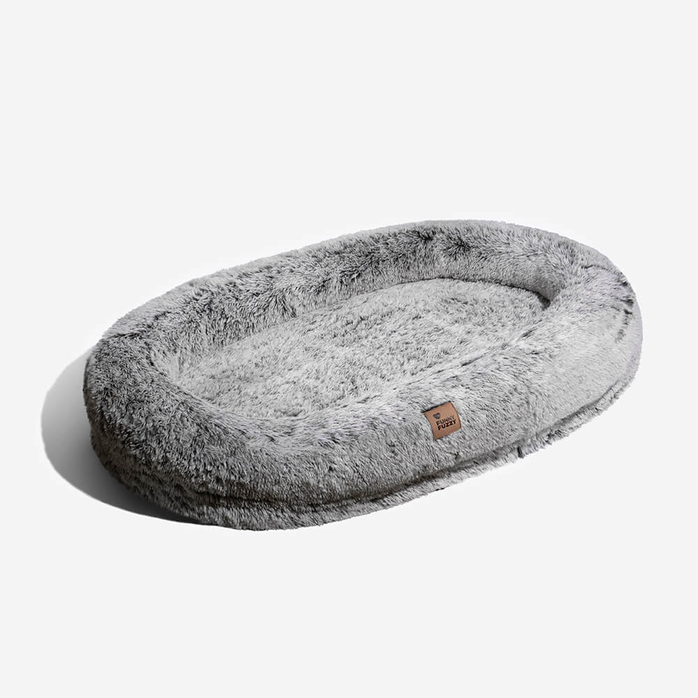 Orthopedische Donut Hondenmand met Hoge Rand Wasbaar Comfortabel Grijs Bruin Groen voor Grote Kleine Honden | Sulvida