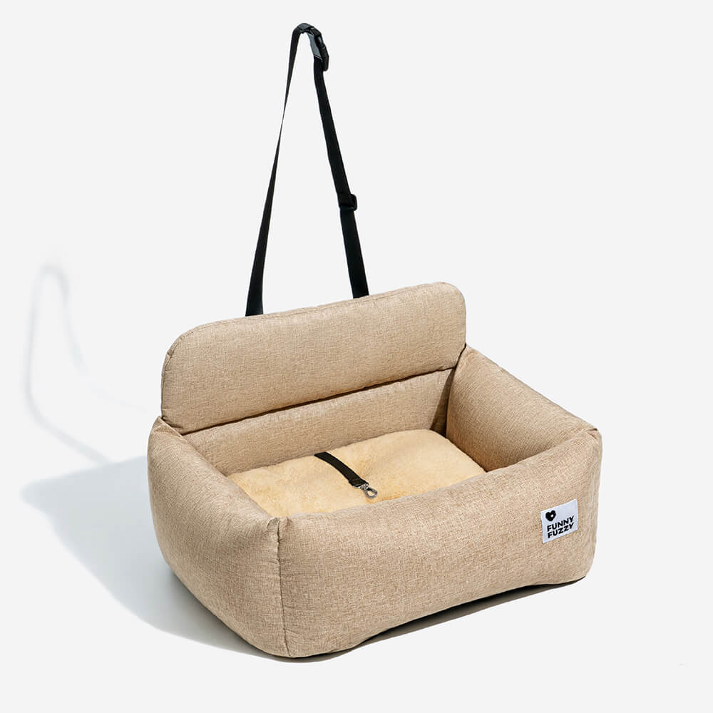 Autostoel Beschermer Hond Canvas PP-Vulling 50-120cm Grijs Kaki Blauw Reis Bolsterkussen Comfort Auto | Sulvida