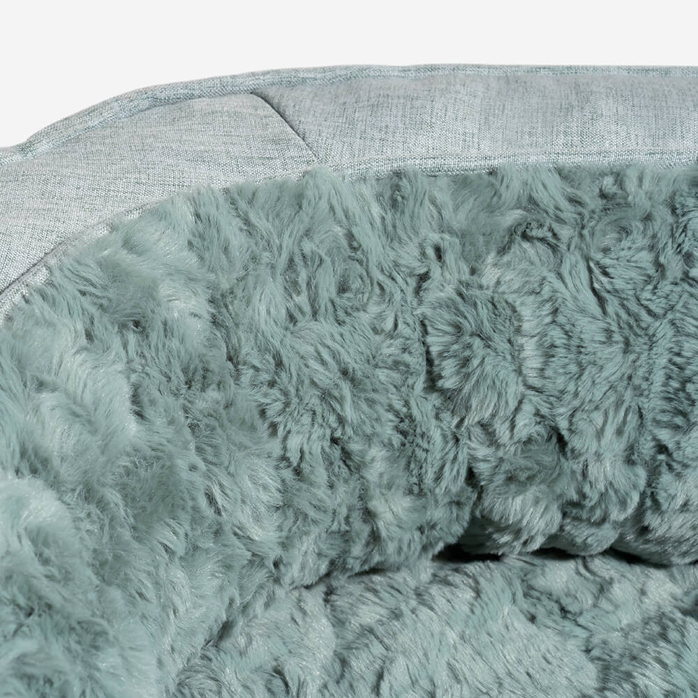 Orthopedische Donut Hondenmand met Hoge Rand Wasbaar Comfortabel Grijs Bruin Groen voor Grote Kleine Honden | Sulvida