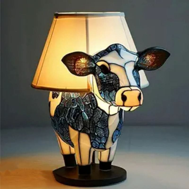 Decoratief LED Nachtlampje Hondenbeeldje 15 cm Hars USB Slaapkamer Kinderkamer Woonruimte Verlichting | Sulvida
