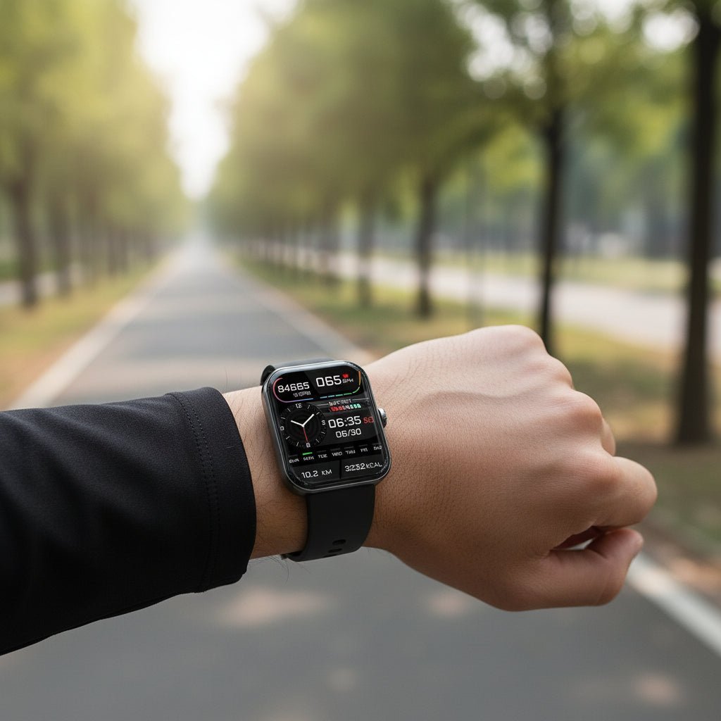 Smartwatch Gezondheid Hartslagmeter Bloeddrukmeter Stappenteller Sporthorloge 50 Modi Touchscreen Fitness | Sulvida