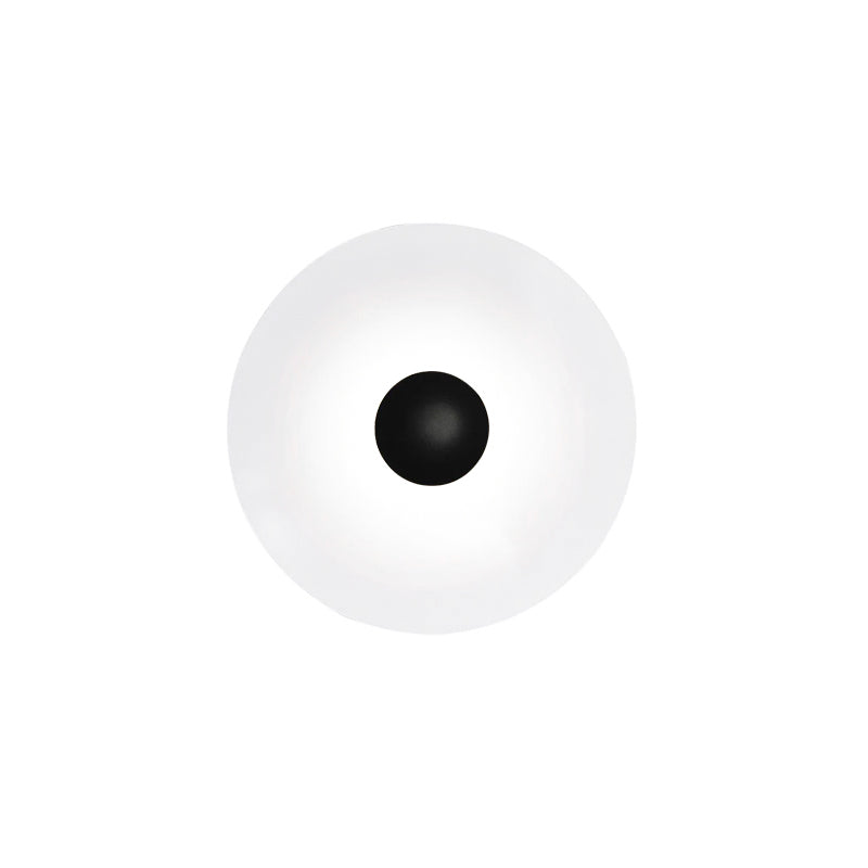 Moderne wandlamp eclips met LED verlichting voor woonkamer slaapkamer hal minimalistisch design rond metaal | Sulvida