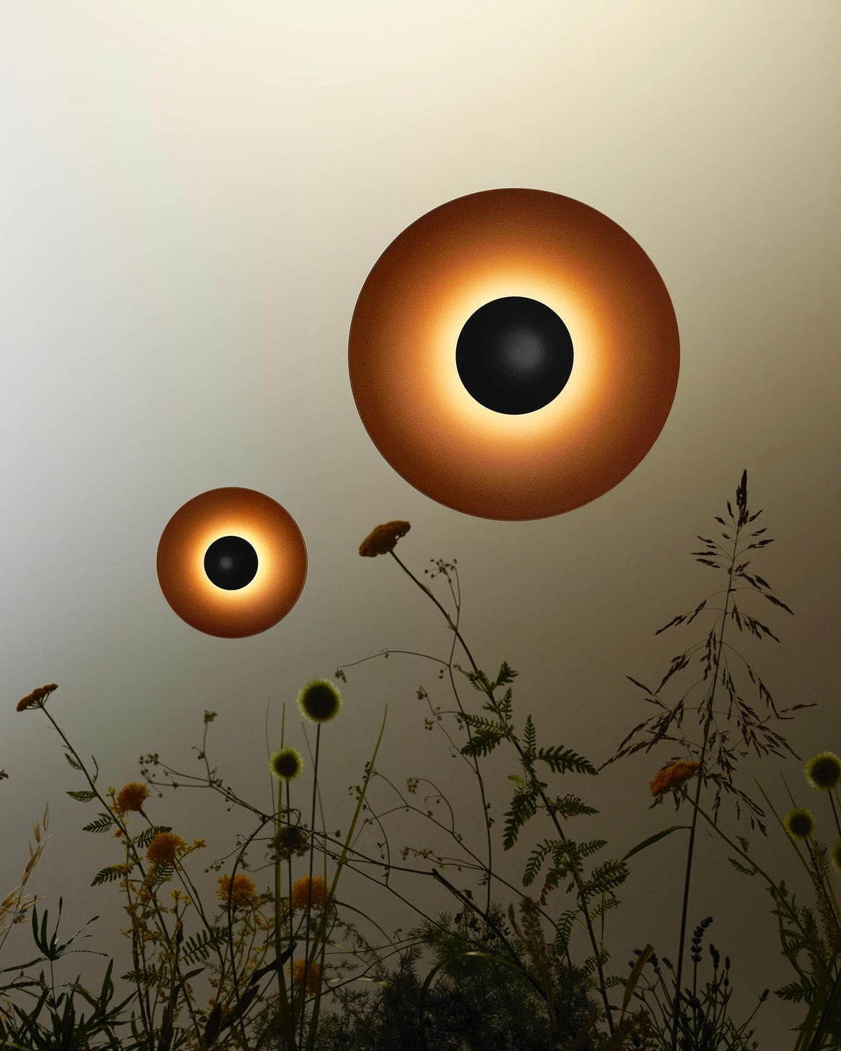 Moderne wandlamp eclips met LED verlichting voor woonkamer slaapkamer hal minimalistisch design rond metaal | Sulvida