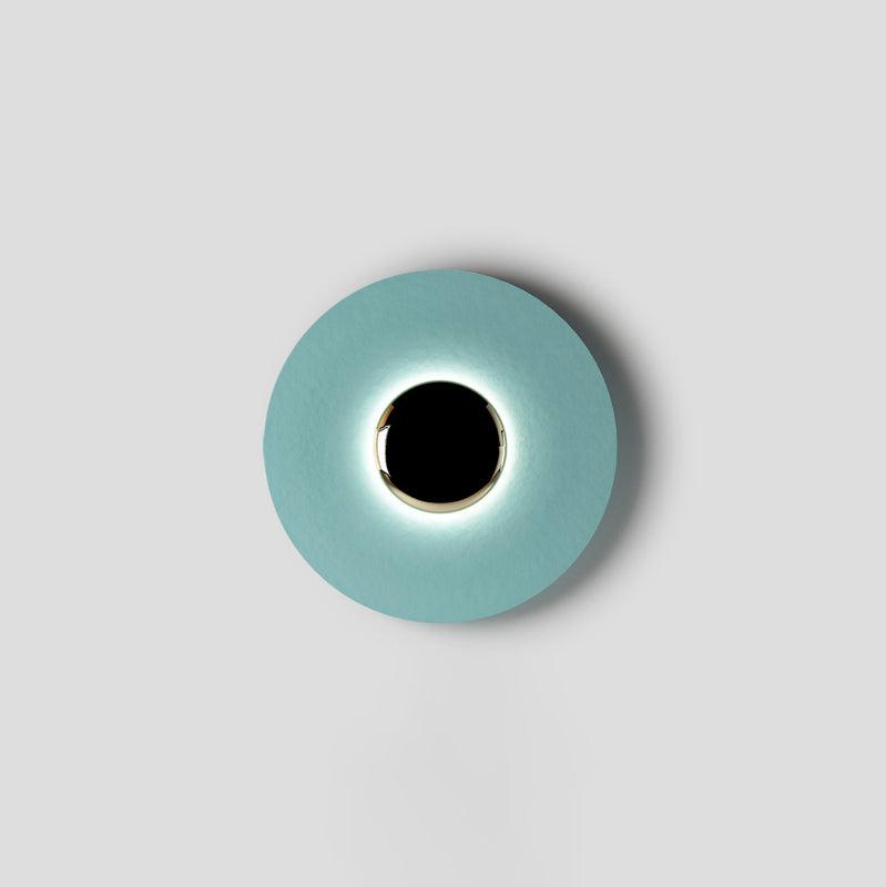 Moderne wandlamp eclips met LED verlichting voor woonkamer slaapkamer hal minimalistisch design rond metaal | Sulvida