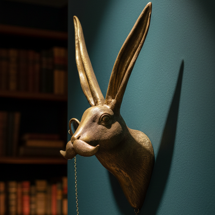 Wanddecoratie Hertengewei Frankie - Modern Sculpturaal Design - Decoratief Hert voor Woonkamer & Hal | Sulvida