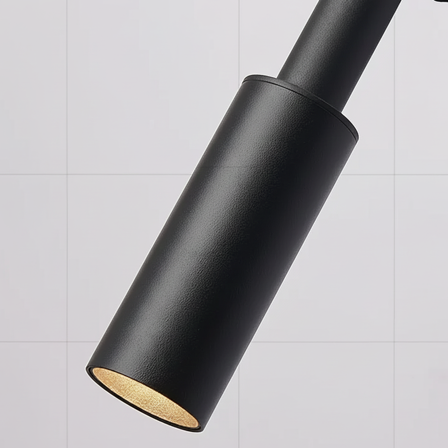 Verstelbare Cilinder Hanglamp Metaal LED Dimbaar Meervoudig Trappenhuis Villa Plafondverlichting Modern | Sulvida