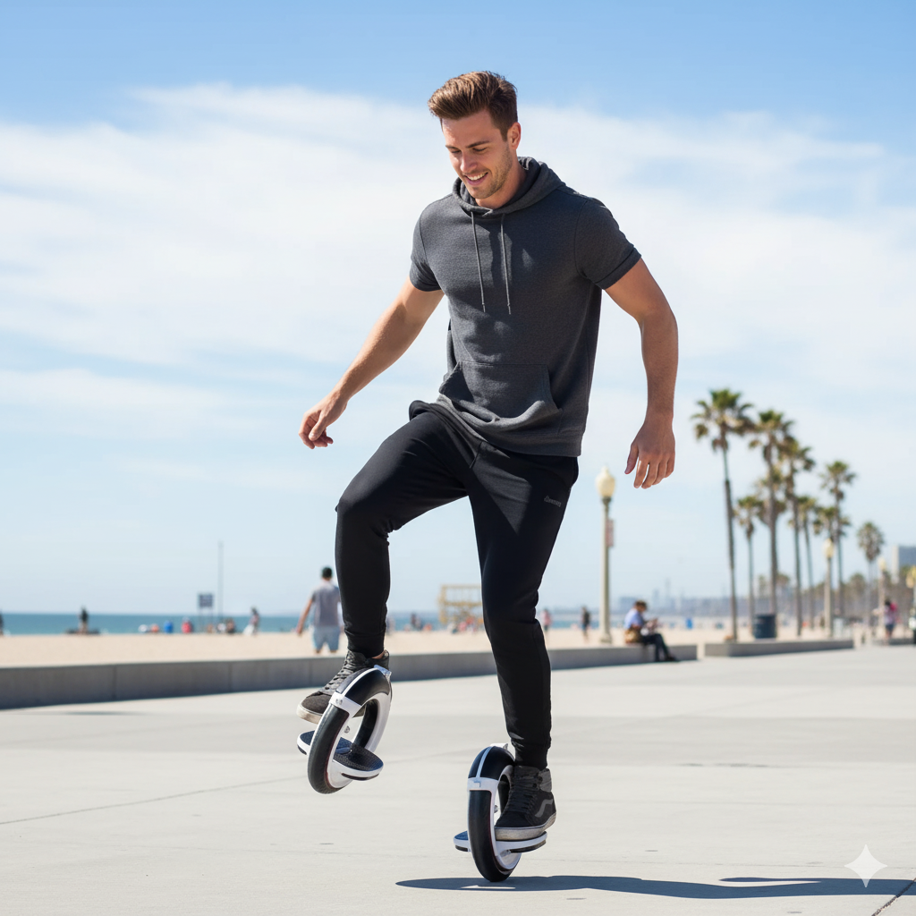 Pedaalschaats Dubbel Wiel Volwassenen PU Wielen Voetaandrijving Skateroller Buiten Sport Fitness Rijplezier | Sulvida