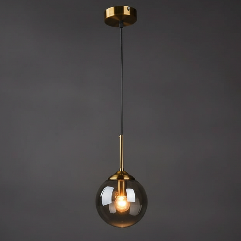 Glazen Hanglamp Scandinavisch Design Metalen Frame E27 Slaapkamer Woonkamer Studeerkamer Hotelsuite Eetkamer | Sulvida