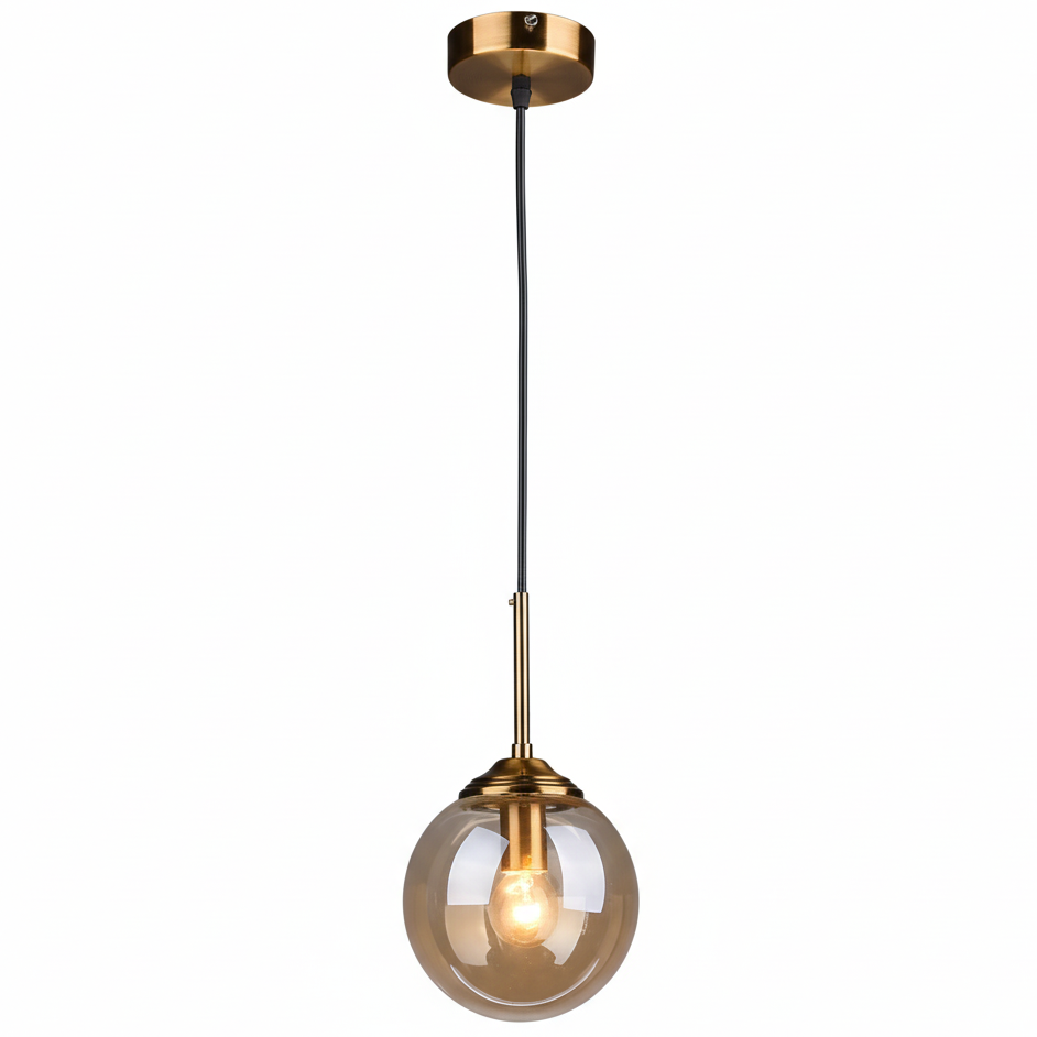 Glazen Hanglamp Scandinavisch Design Metalen Frame E27 Slaapkamer Woonkamer Studeerkamer Hotelsuite Eetkamer | Sulvida