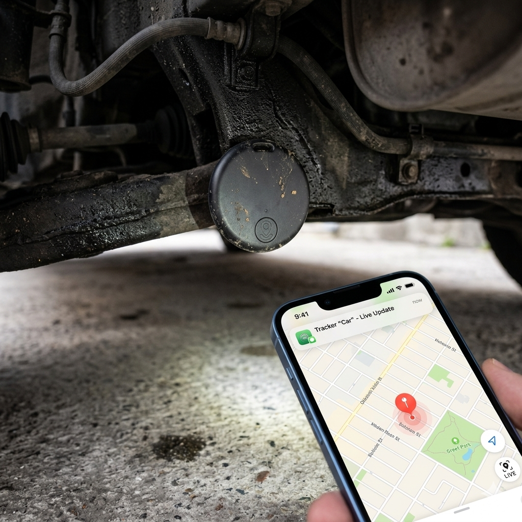 Compacte GPS-Tracker Zwart 38mm 2-Pack Locatievolgsysteem Realtime Magnetisch voor Auto Fiets Bagage Kind | Sulvida