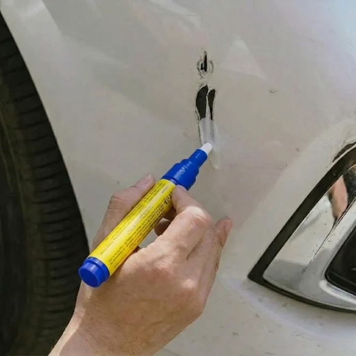 Lakstift Auto Zwart Wit Zilver Lakbescherming Krasvuller Precisietip Beschermlaag Lakschade Herstellen Autolak | Sulvida