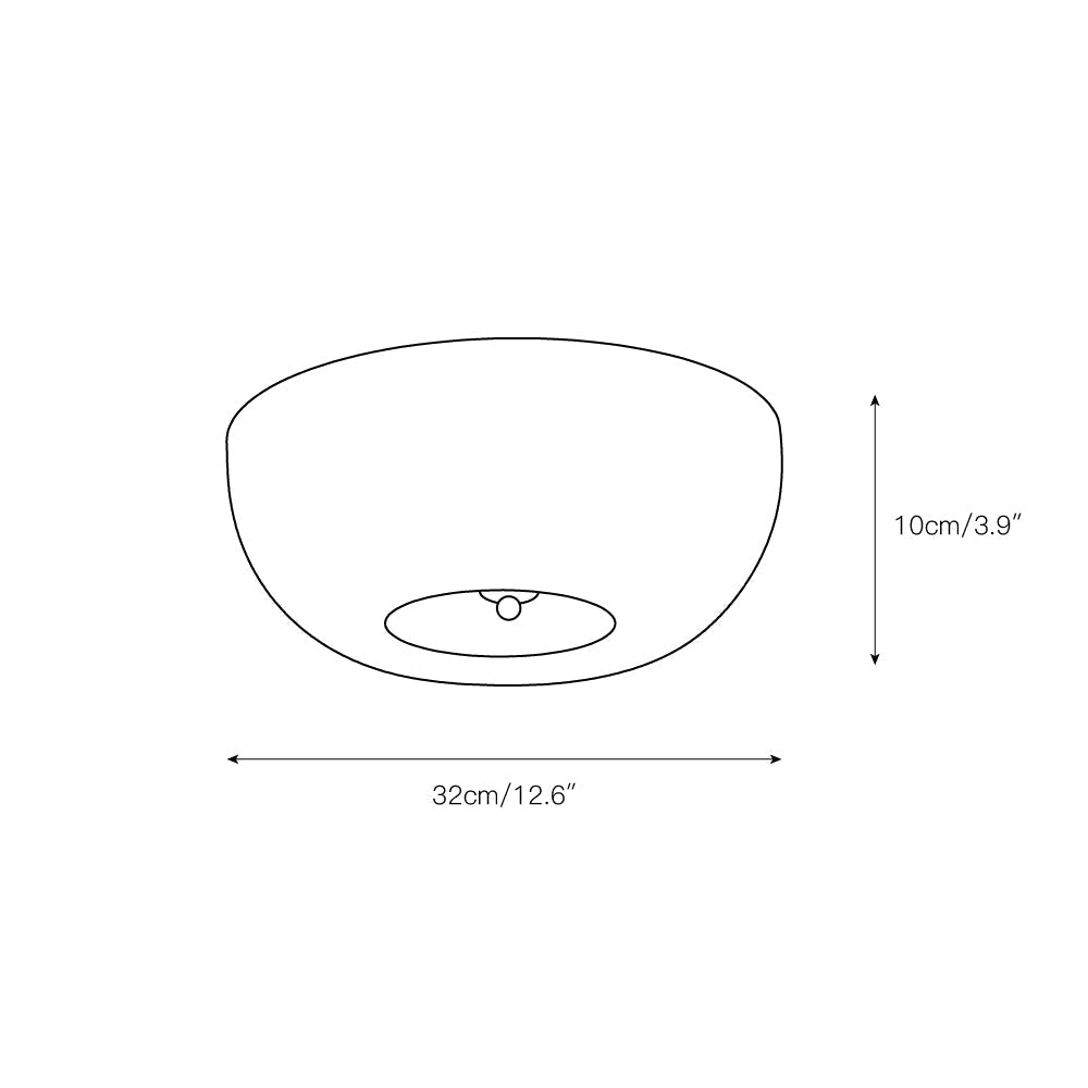 Glazen Plafondlamp met LED Verlichting Warm of Koel Wit Beige Chroom voor Woonkamer Slaapkamer Hal Eetkamer | Sulvida