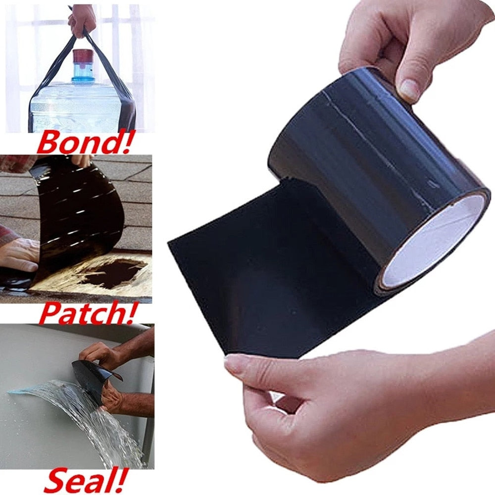 Zelfklevende afdichtingstape waterdicht transparant voor lekken scheuren binnen buiten 150x20cm renovatie | Sulvida