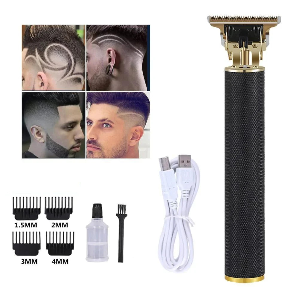 Snoerloze Oplaadbare Baardtrimmer voor Mannen Precisietrimmer Haar Baard Contouren T-Mes Afwerking Tondeuse | Sulvida