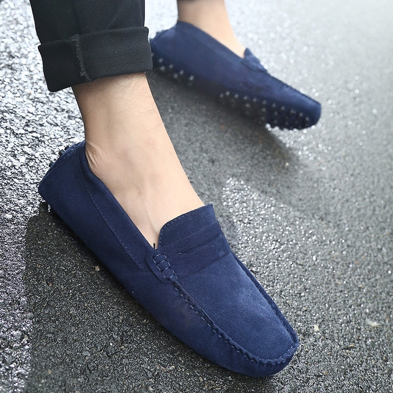 Suède loafers voor heren met moderne casual stijl en comfortabel design voor dagelijks gebruik | Sulvida