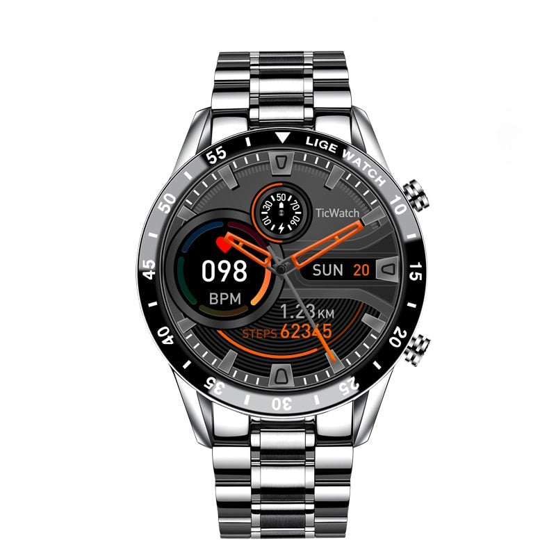 Premium Multifunctioneel Smartwatch met Bluetooth-belfunctie en Hartslagmonitor – Luxe Fitnesstracker voor iPhone & Android met Slaapanalyse en Stappenteller | Sulvida