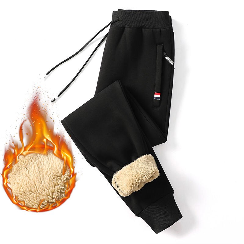 Pantalon thermique homme en polaire, pantalon d’hiver chaud, extensible, respirant et confortable, pantalon de jogging et de sport d’hiver | Sulvida