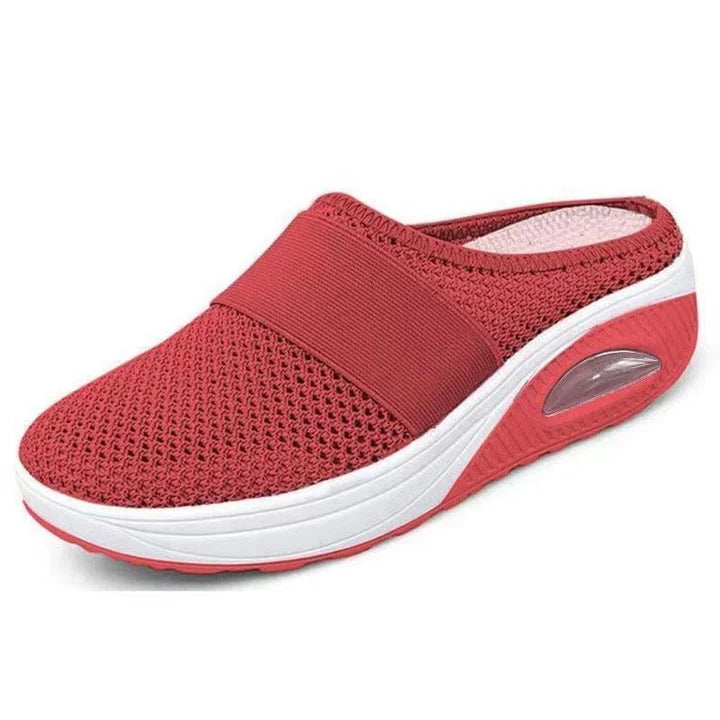 Instapschoenen met luchtkussen comfort elastische pasvorm antislip zool voor dagelijks gebruik wandelen | Sulvida