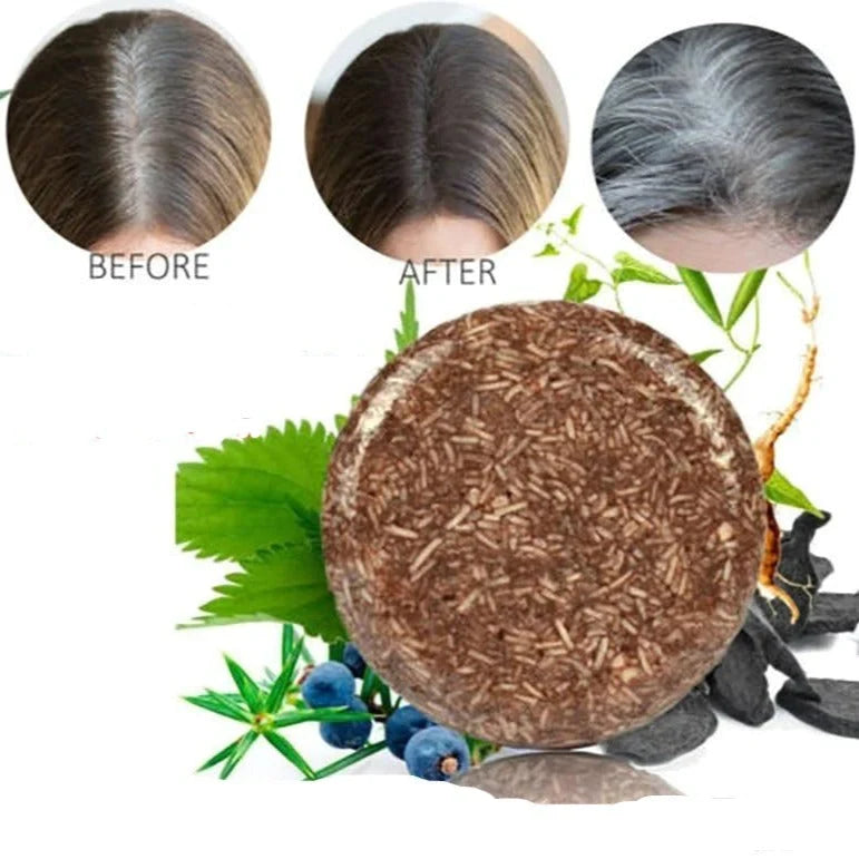 Natuurlijke Shampoobar voor Donkerder Haar | Plantaardig Haarkleurherstel zonder Chemicaliën en Parabenen | Sulvida