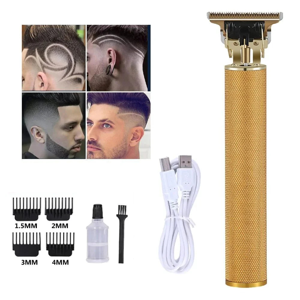 Snoerloze Oplaadbare Baardtrimmer voor Mannen Precisietrimmer Haar Baard Contouren T-Mes Afwerking Tondeuse | Sulvida