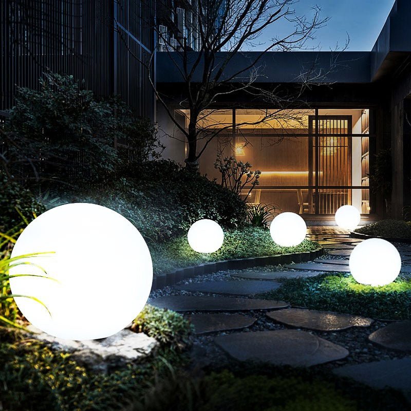 Draagbare LED Bollamp voor Buiten & Binnen 16 Kleuren met Afstandsbediening Waterdicht Sfeerverlichting | Sulvida