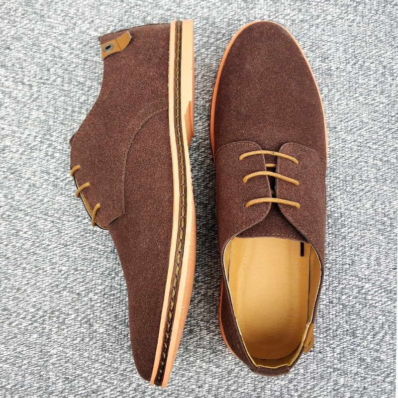 Oxford Herenschoenen met Vetersluiting voor Elegante en Casual Looks – Premium Leren Schoenen voor Heren in Diverse Kleuren – Stijlvolle Klassieke Schoenen voor Kantoor, Feesten en Dagelijks Gebruik | Sulvida