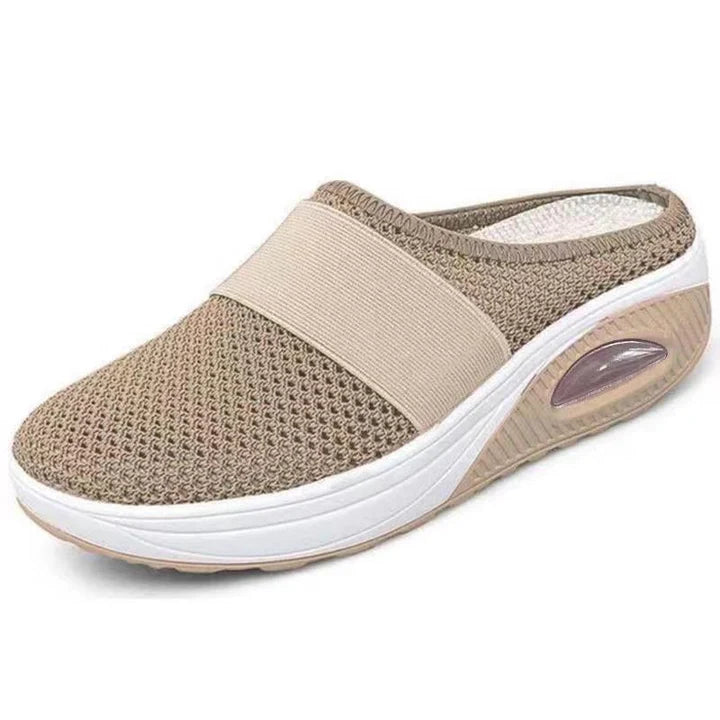 Instapschoenen met luchtkussen comfort elastische pasvorm antislip zool voor dagelijks gebruik wandelen | Sulvida
