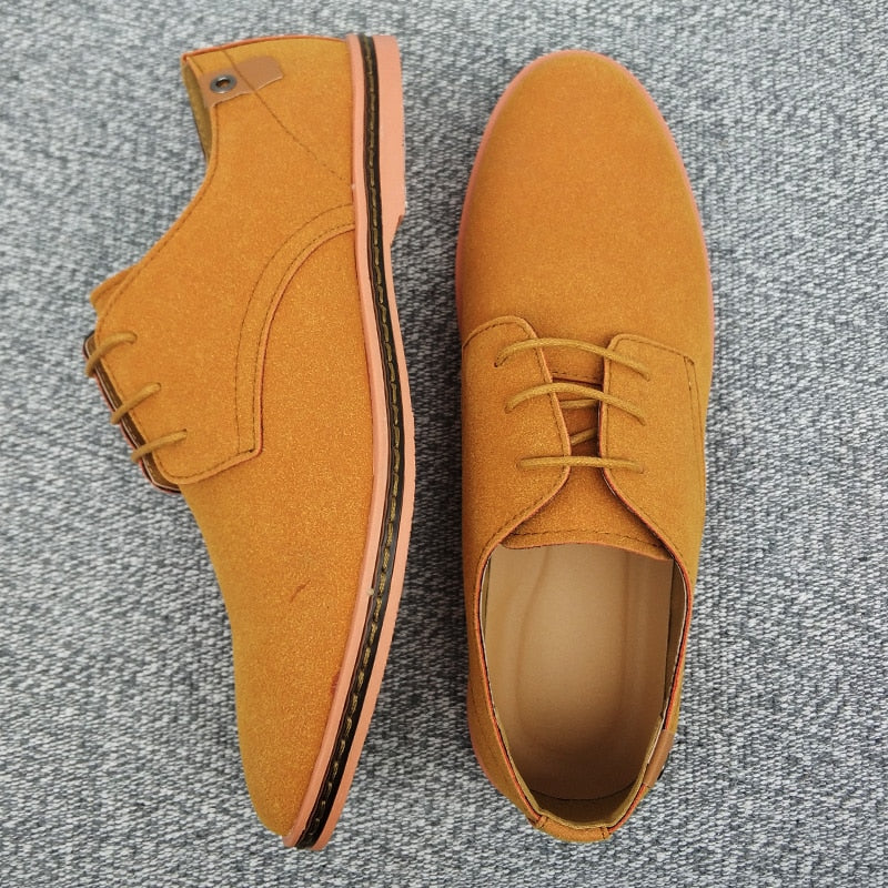 Oxford Herenschoenen met Vetersluiting voor Elegante en Casual Looks – Premium Leren Schoenen voor Heren in Diverse Kleuren – Stijlvolle Klassieke Schoenen voor Kantoor, Feesten en Dagelijks Gebruik | Sulvida