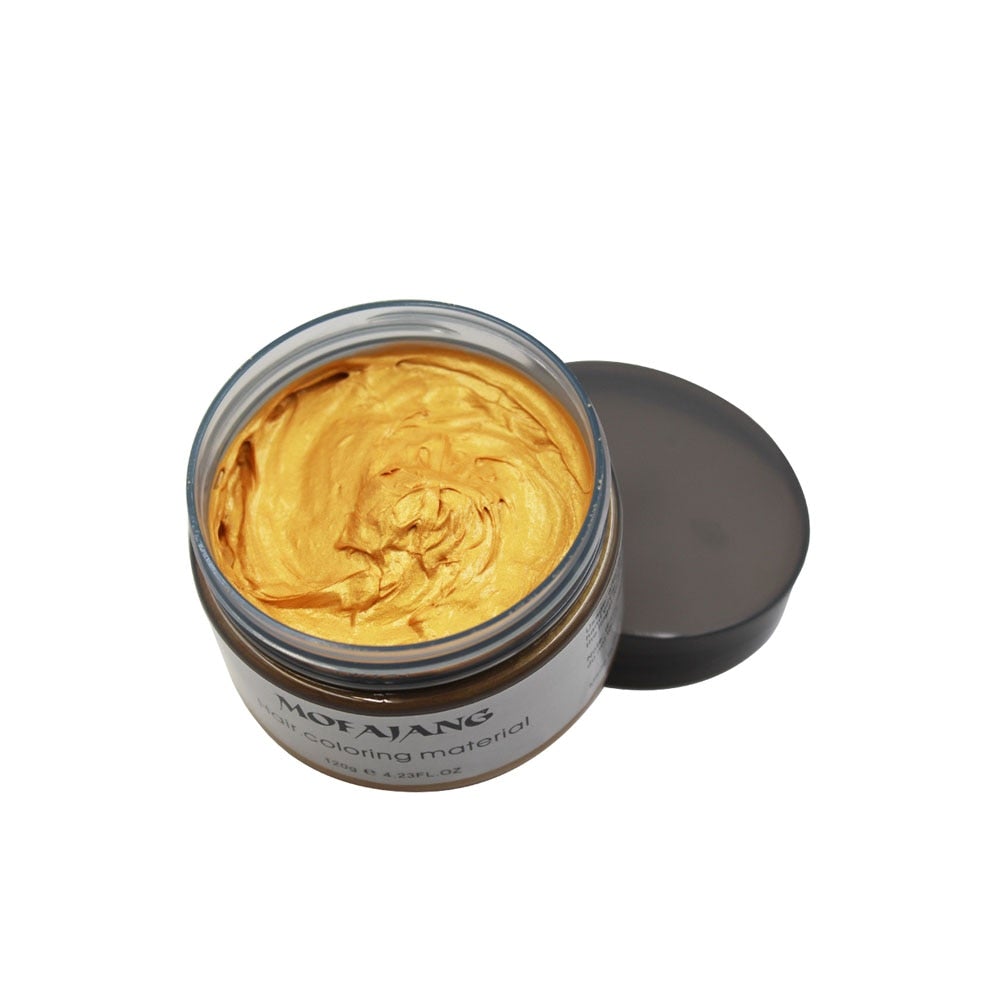 Uitwasbare Haarkleurwax 120g Tijdelijke Haarverf Styling Gel Waterbasis Plantextracten Meerdere Kleuren | Sulvida