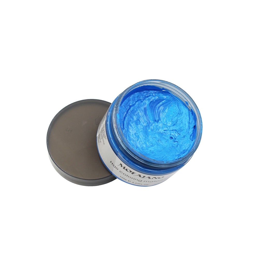 Uitwasbare Haarkleurwax 120g Tijdelijke Haarverf Styling Gel Waterbasis Plantextracten Meerdere Kleuren | Sulvida