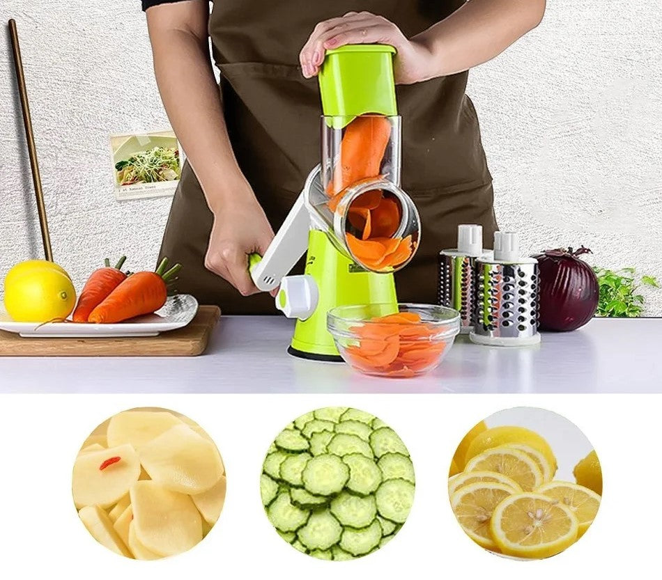 Groentesnijder Multifunctioneel met 5 RVS Messen voor Snijden Raspen Schaven Keuken Julienne Groente | Sulvida