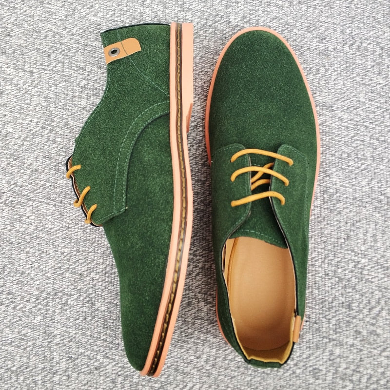 Oxford Herenschoenen met Vetersluiting voor Elegante en Casual Looks – Premium Leren Schoenen voor Heren in Diverse Kleuren – Stijlvolle Klassieke Schoenen voor Kantoor, Feesten en Dagelijks Gebruik | Sulvida