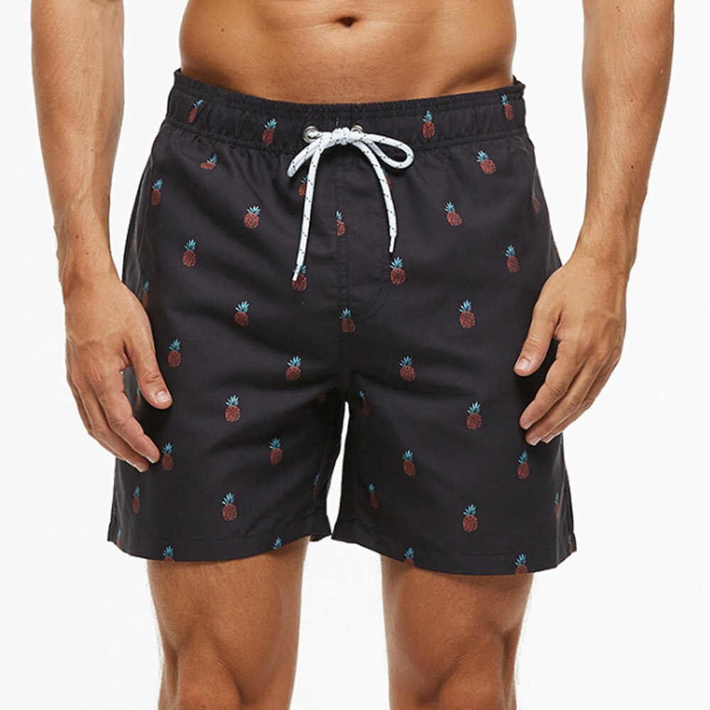 Heren Zwemshort met Tropisch Print en Verstelbaar Koord – Sneldrogende Strandbroek in 9 Varianten voor Zomer en Vakantie | Sulvida