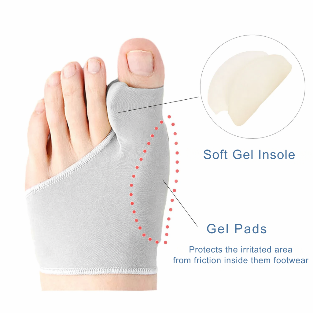 Teencorrector met Gelpad – Verlicht Hallux Valgus en Pijn | Sulvida